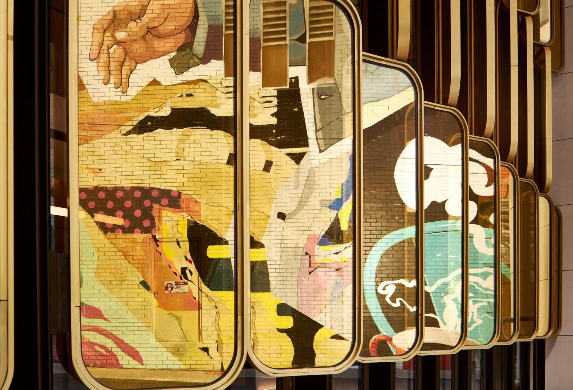 Hilton Melbourne Little Queen Street Zewnętrze zdjęcie The 1960s mural
