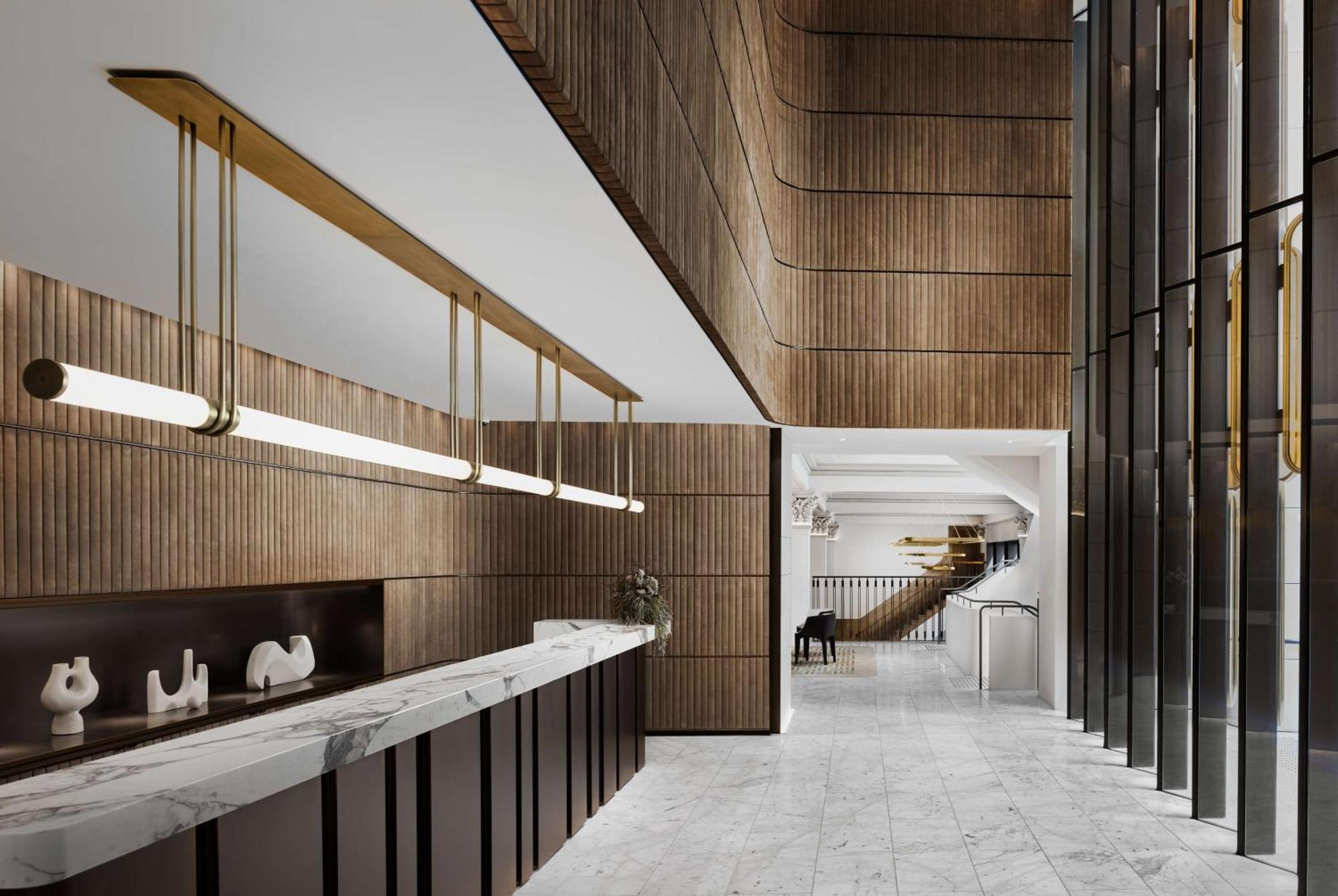 Hilton Melbourne Little Queen Street Zewnętrze zdjęcie The interior of the new building