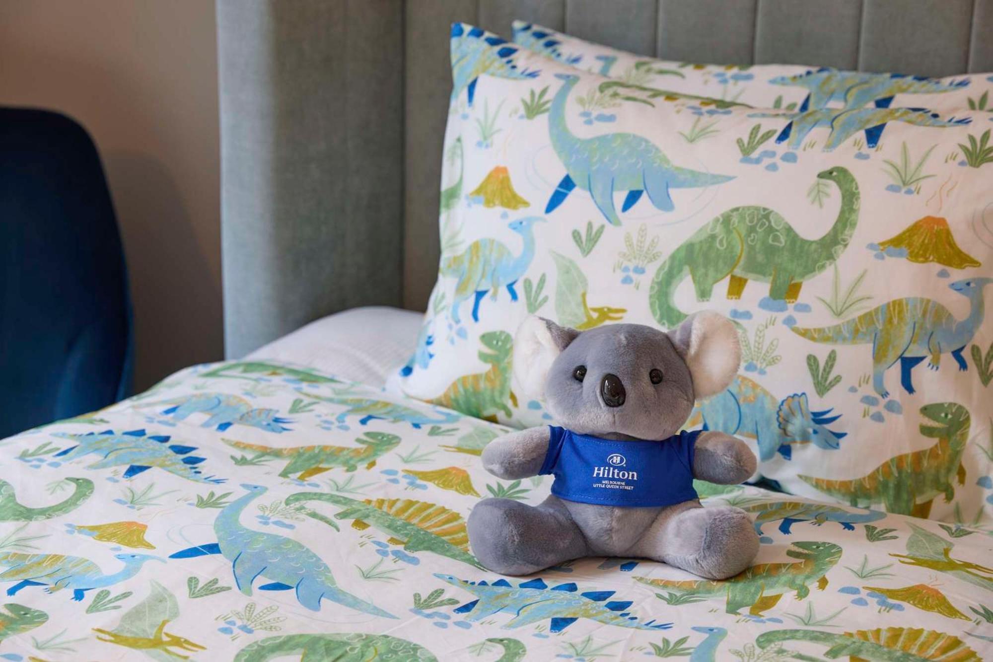 Hilton Melbourne Little Queen Street Zewnętrze zdjęcie A plush toy of the character